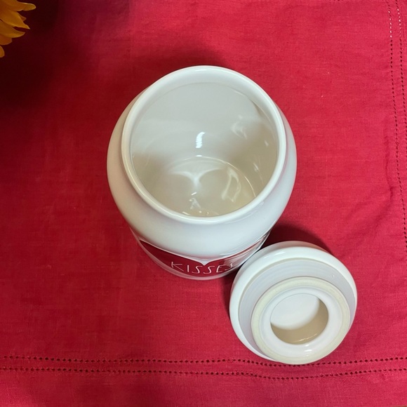 KISSES Rae Dunn Valentines Canister - Picture 3 of 6